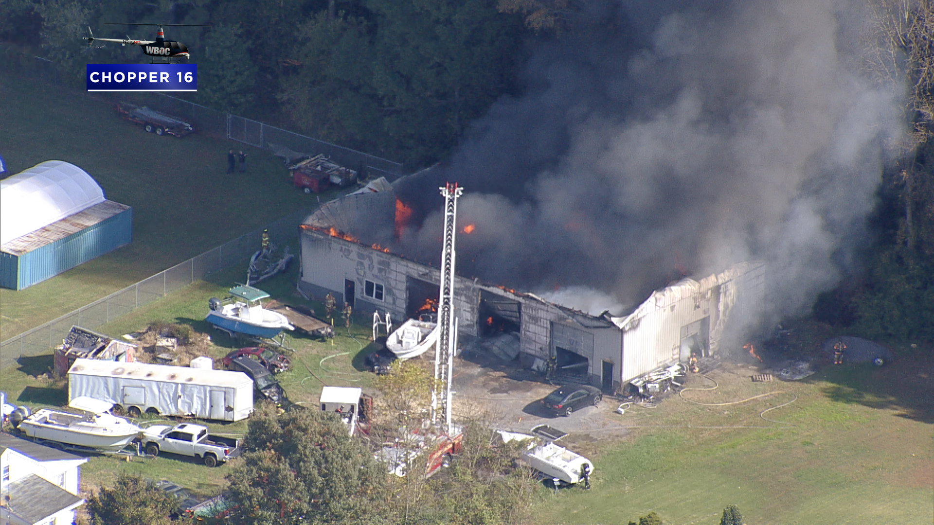Two-alarm fire under investigation in Wicomico County